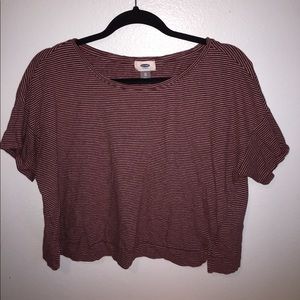 Striped short sleeve T-shirt